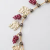 Replica Revival 19th-Century Necklace (Vine Leaves & Grapes)