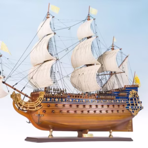 Soleil Royal 1669 – 37.4" Handcrafted Wooden Model Ship
