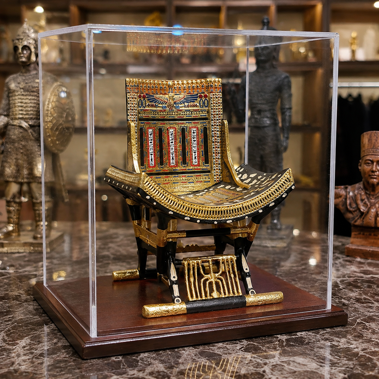 Ceremonial Throne of Tutankhamun Replica - Image 2